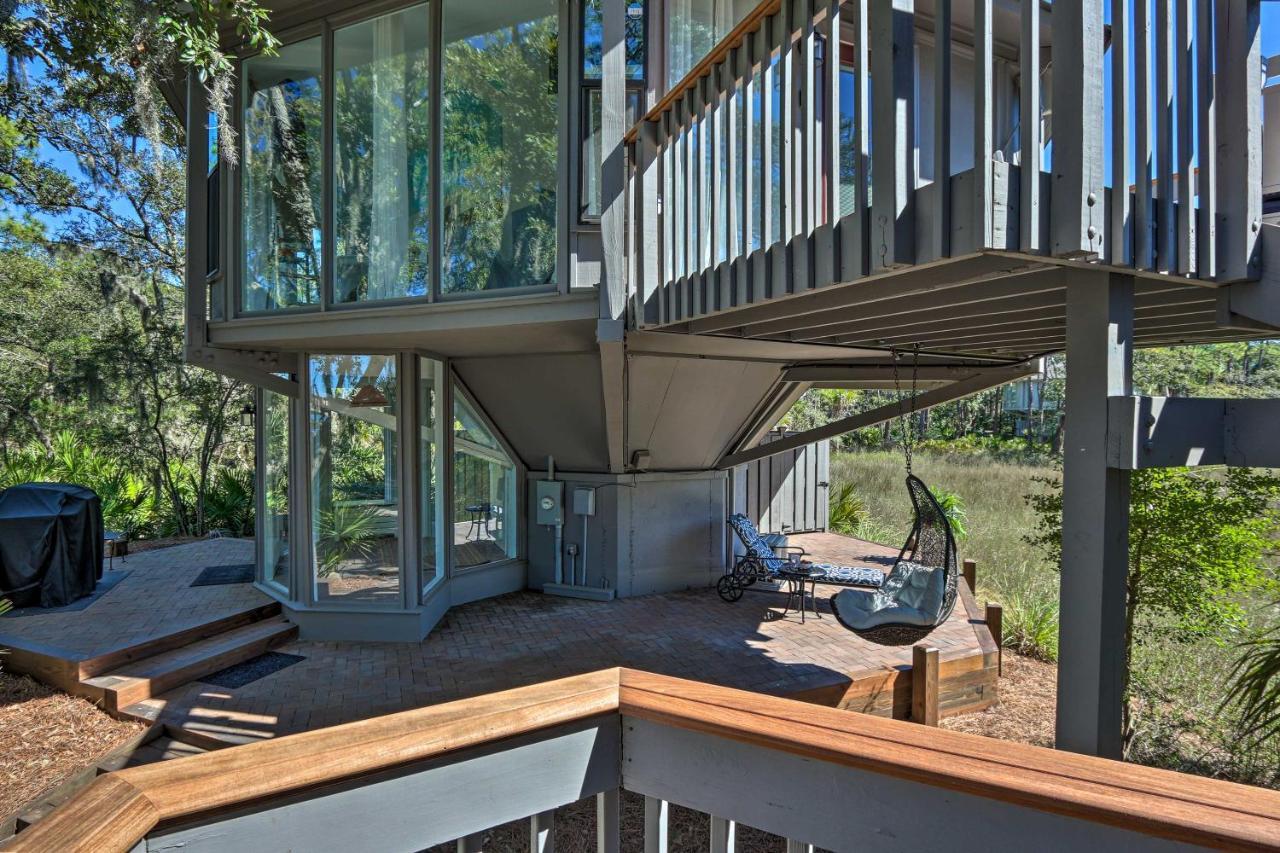 Airy Treehouse With Bikes Walk To Harbour Town! Villa Hilton Head Island Kültér fotó
