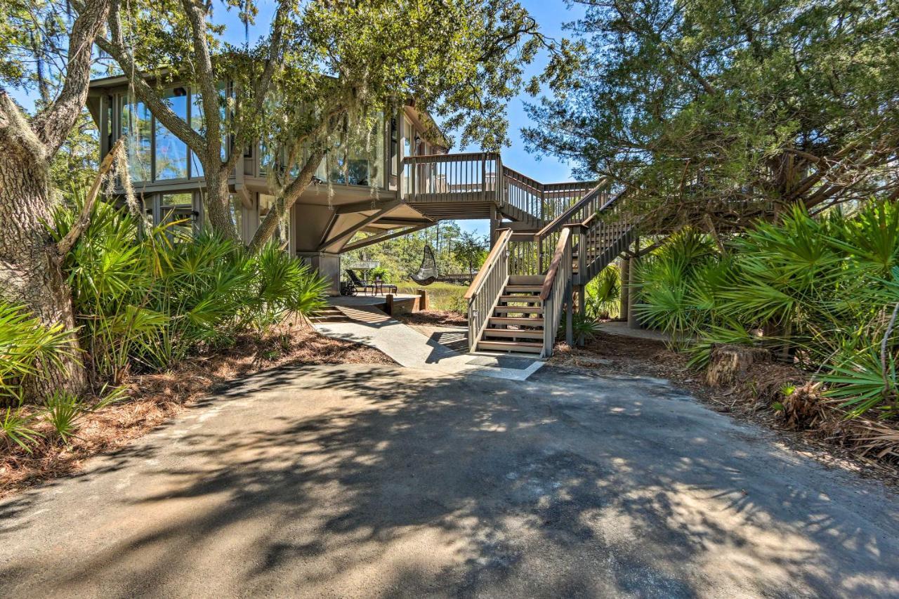 Airy Treehouse With Bikes Walk To Harbour Town! Villa Hilton Head Island Kültér fotó