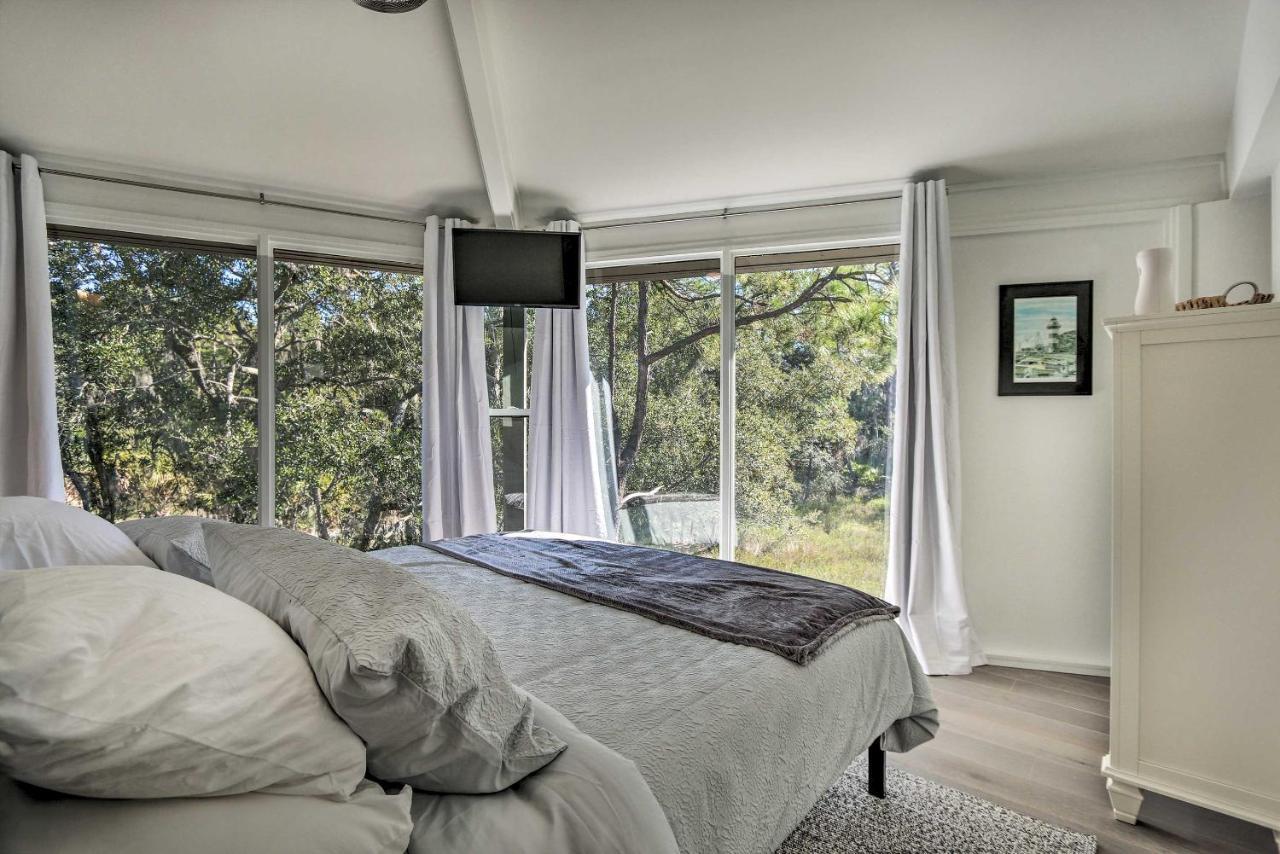 Airy Treehouse With Bikes Walk To Harbour Town! Villa Hilton Head Island Kültér fotó